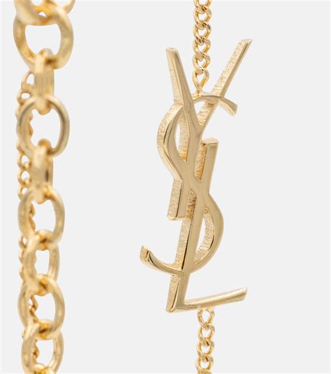 ysl beaclet|YSL interlocking bracelet.